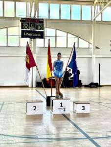 Fotografía de la campeona de Castilla-La Mancha en categoría alevín, Ainhoa Martos Martín