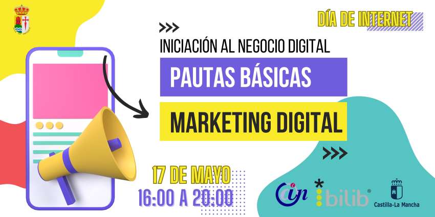 Cartel anunciador Taller de Marketing Digital